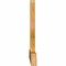 Ekena Millwork Portland Rough Sawn Timber Gable Bracket, Western Red Cedar, 84"W x 24"H x 2"D x 4"F, 7/12 Pitch GBW084X24X0204POR00RWR - alternate 5